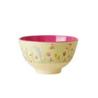 Summer Flower Print Small Melamine Bowl Rice DK